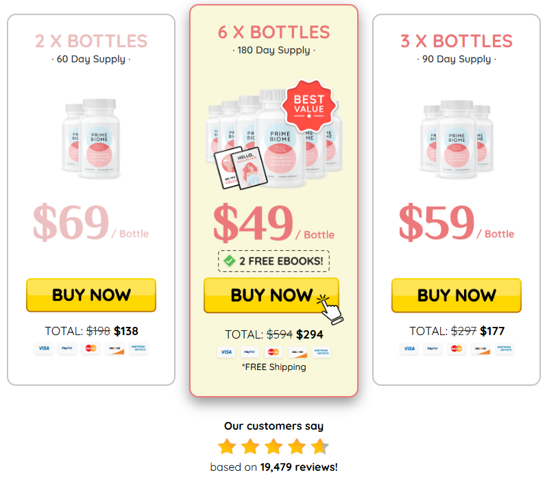 Primebiome bottles buy